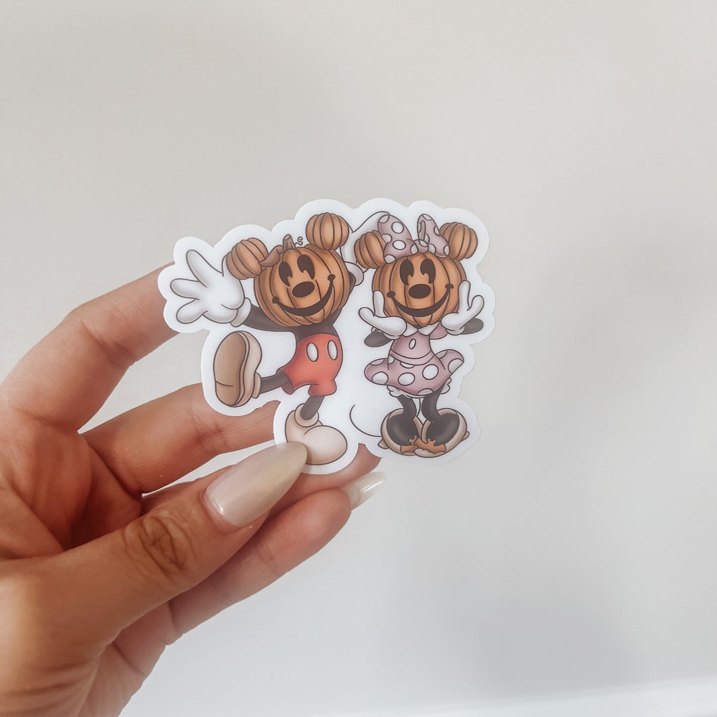 M&M Pumpkin Head Sticker
