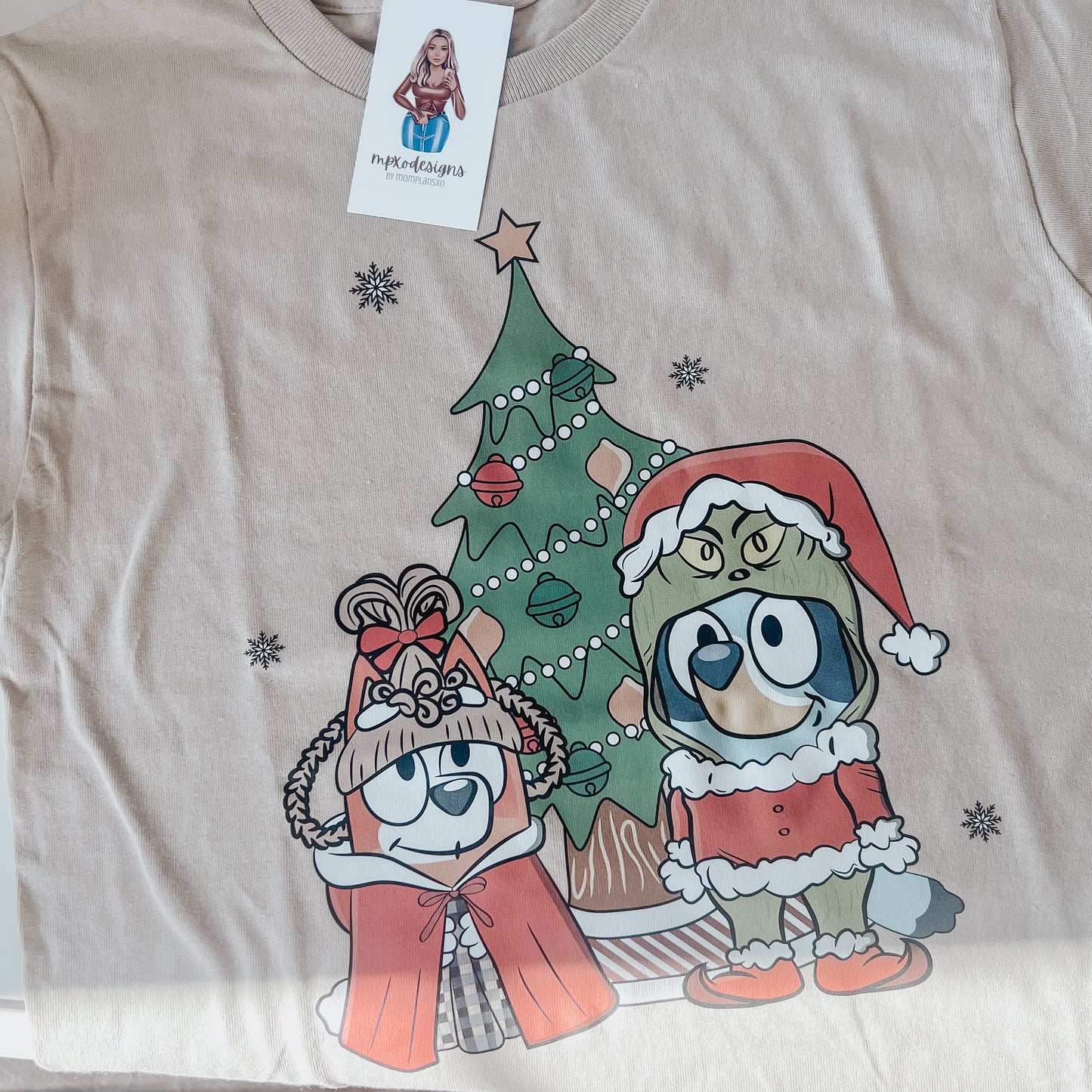 Grinch X Bluey Littles Shirt