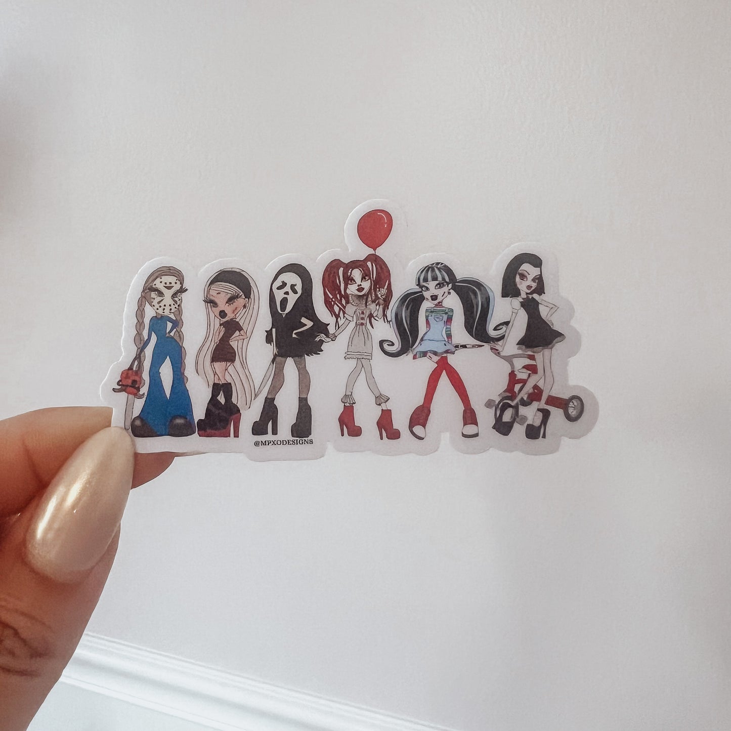 Scream Queen Sticker