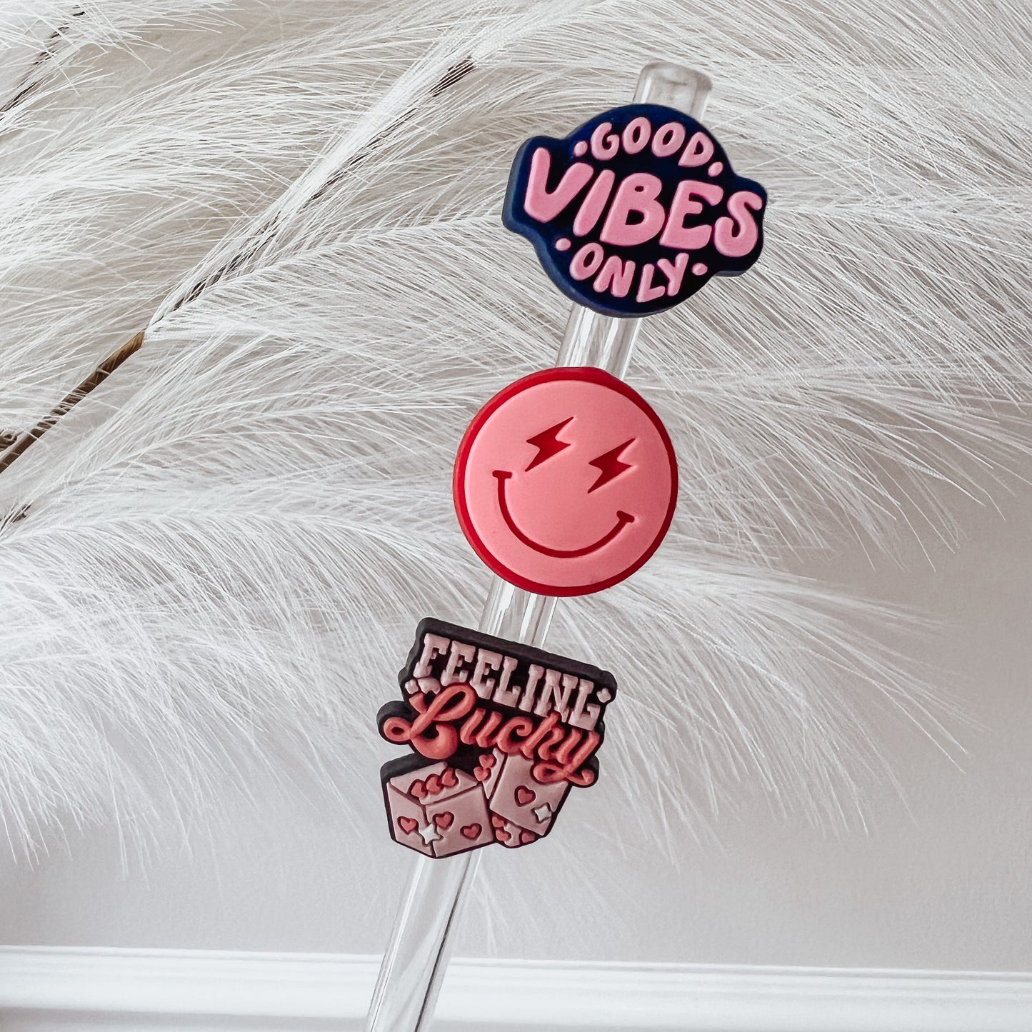 Feeling Good Straw Toppers