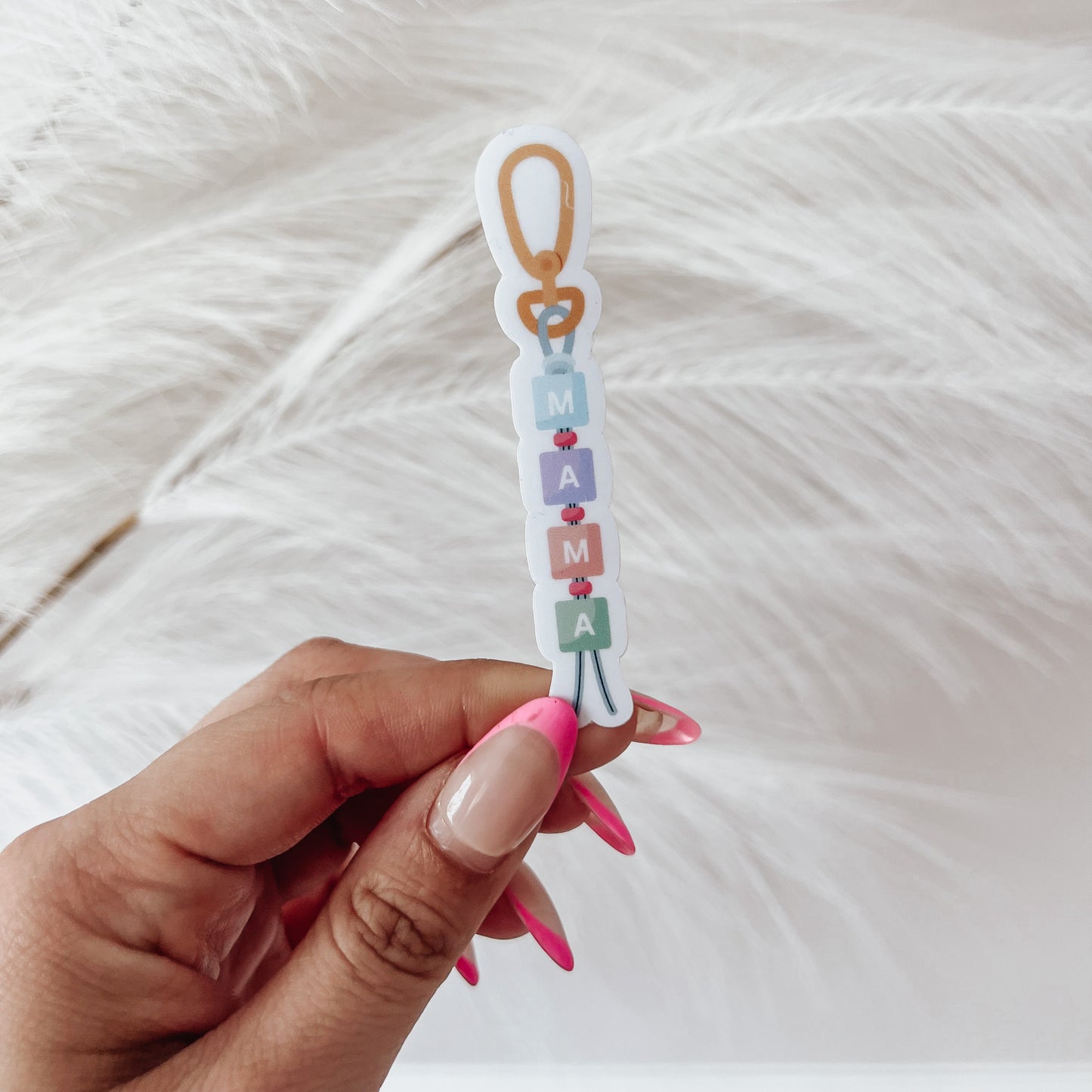 Mama Keychain Sticker