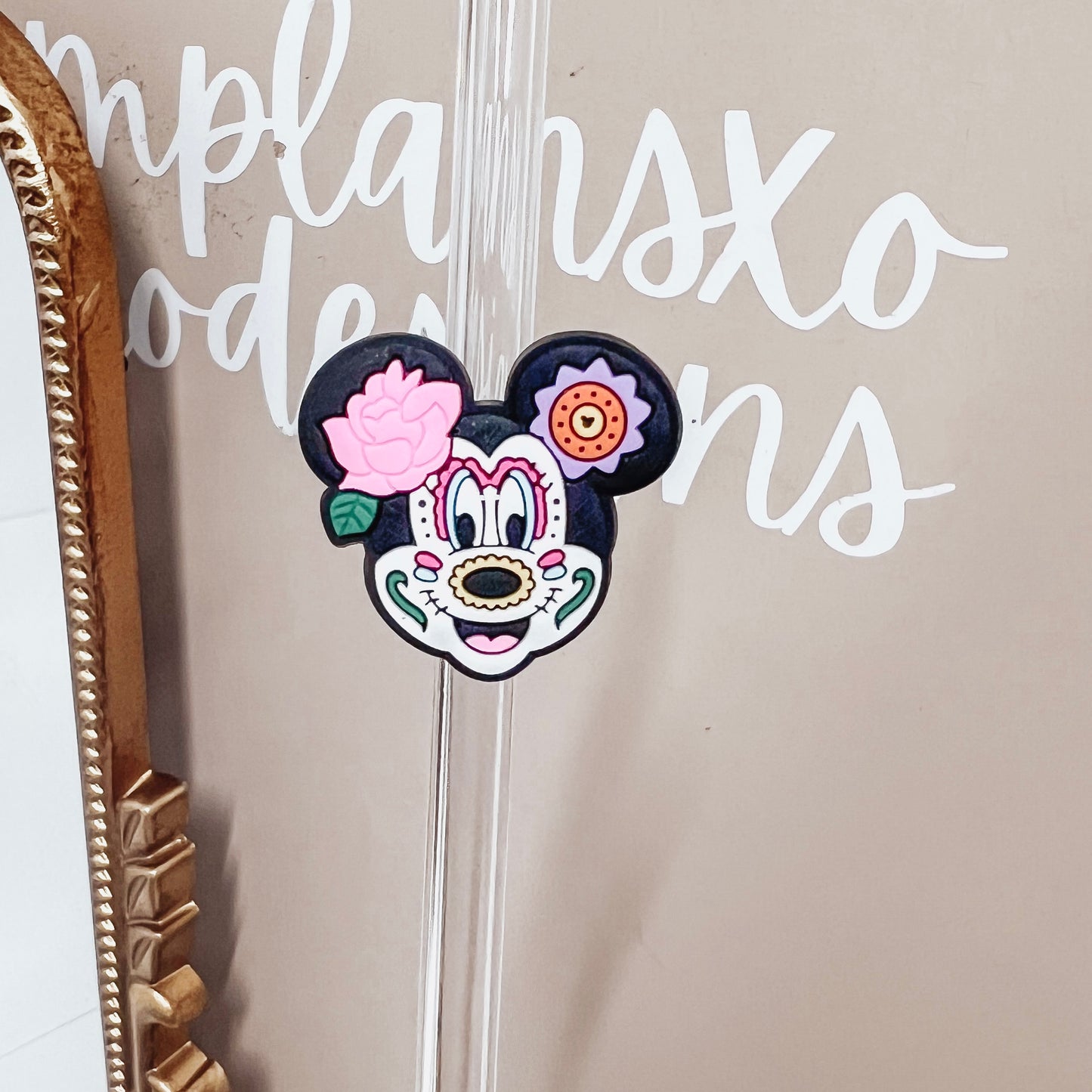 MM Día De Los Muertos Straw Topper