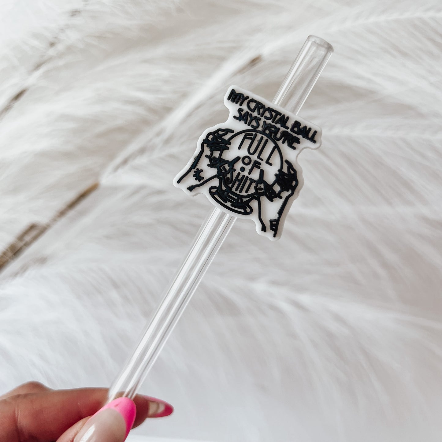 My Crystal Ball Straw Topper