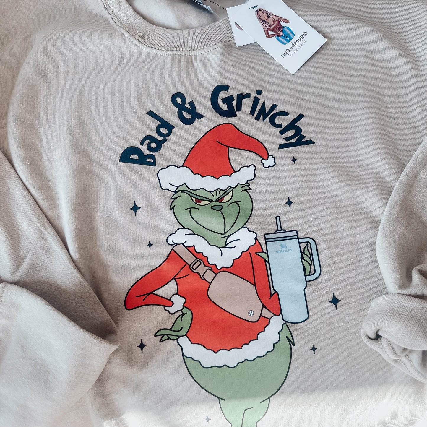 Bad & Grinchy Crewneck Sweater