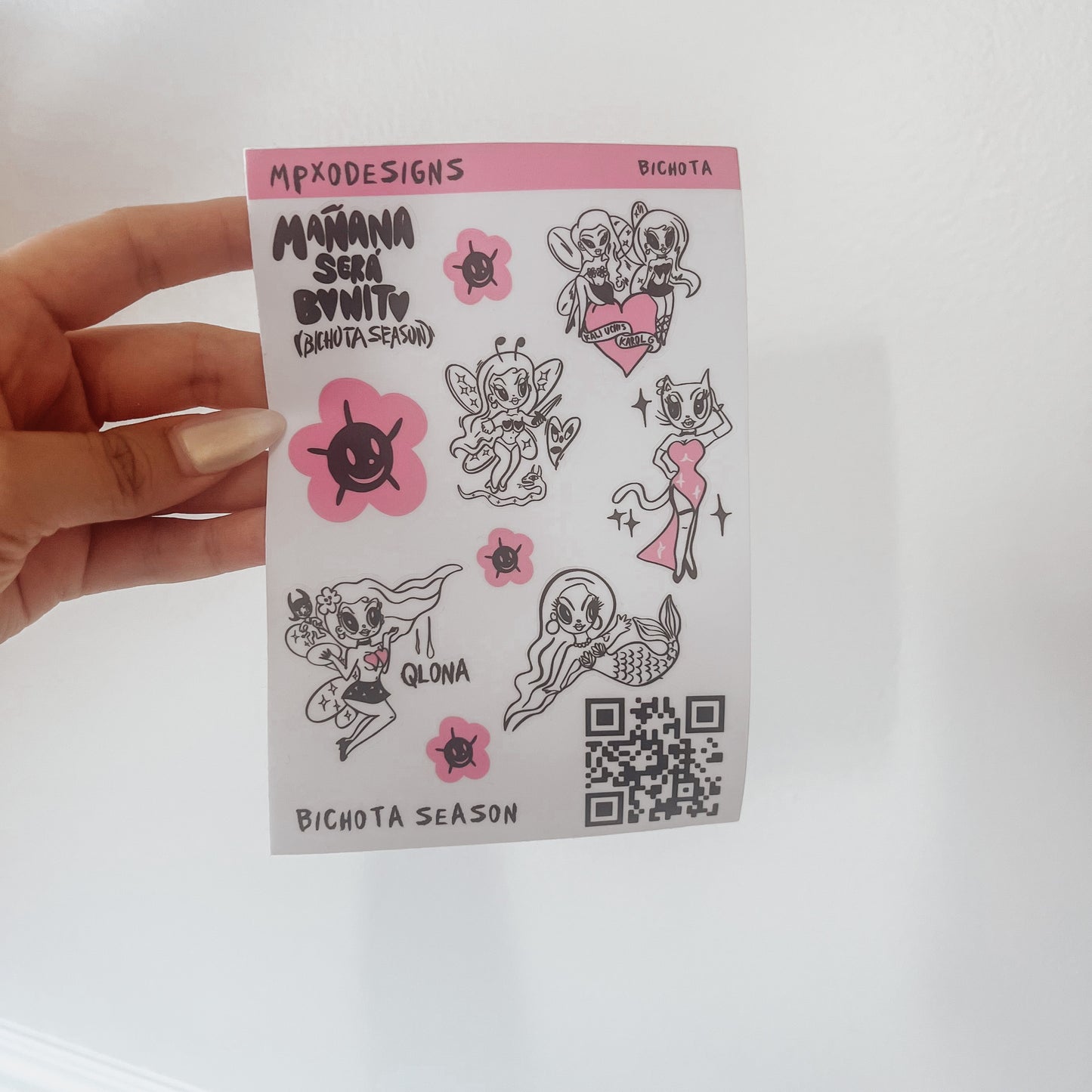 Bichota Sticker Sheet