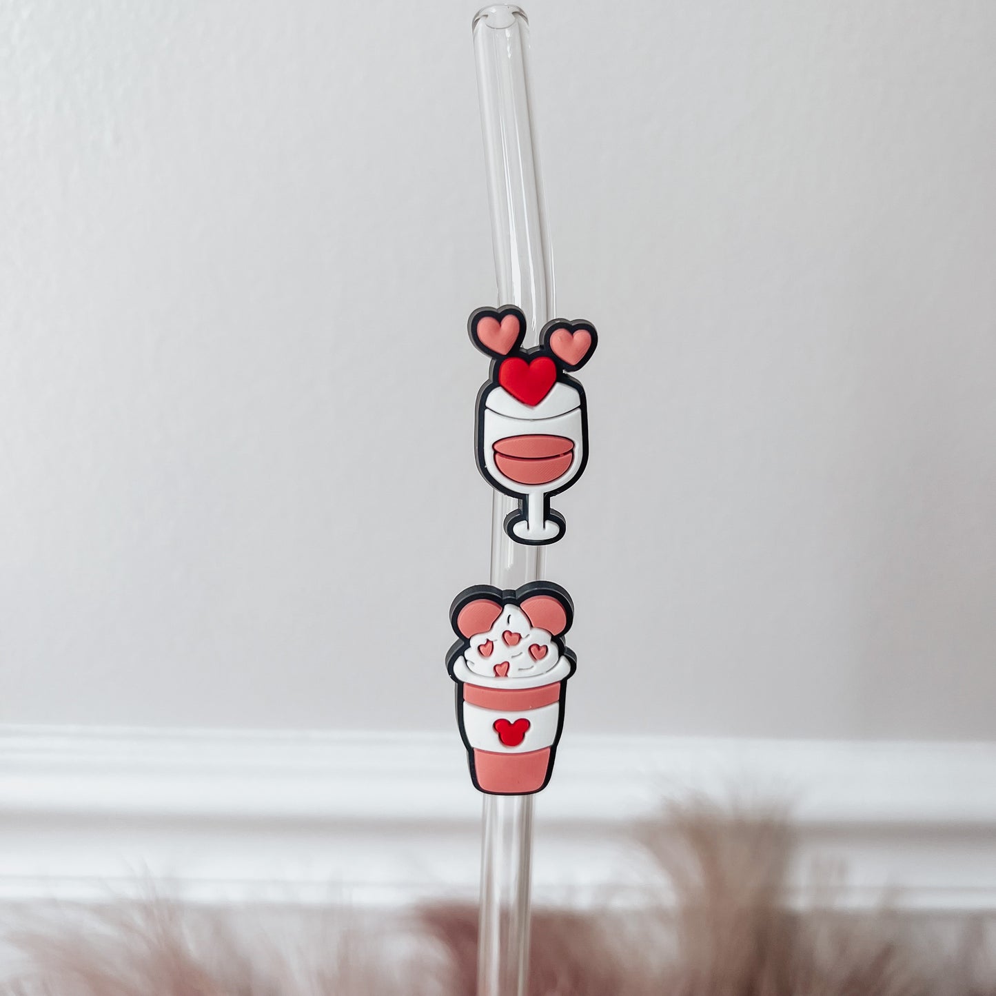 Love Drinks Straw Toppers