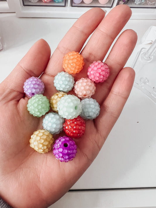 16mm Jelly Rhinestone Beads for Pens